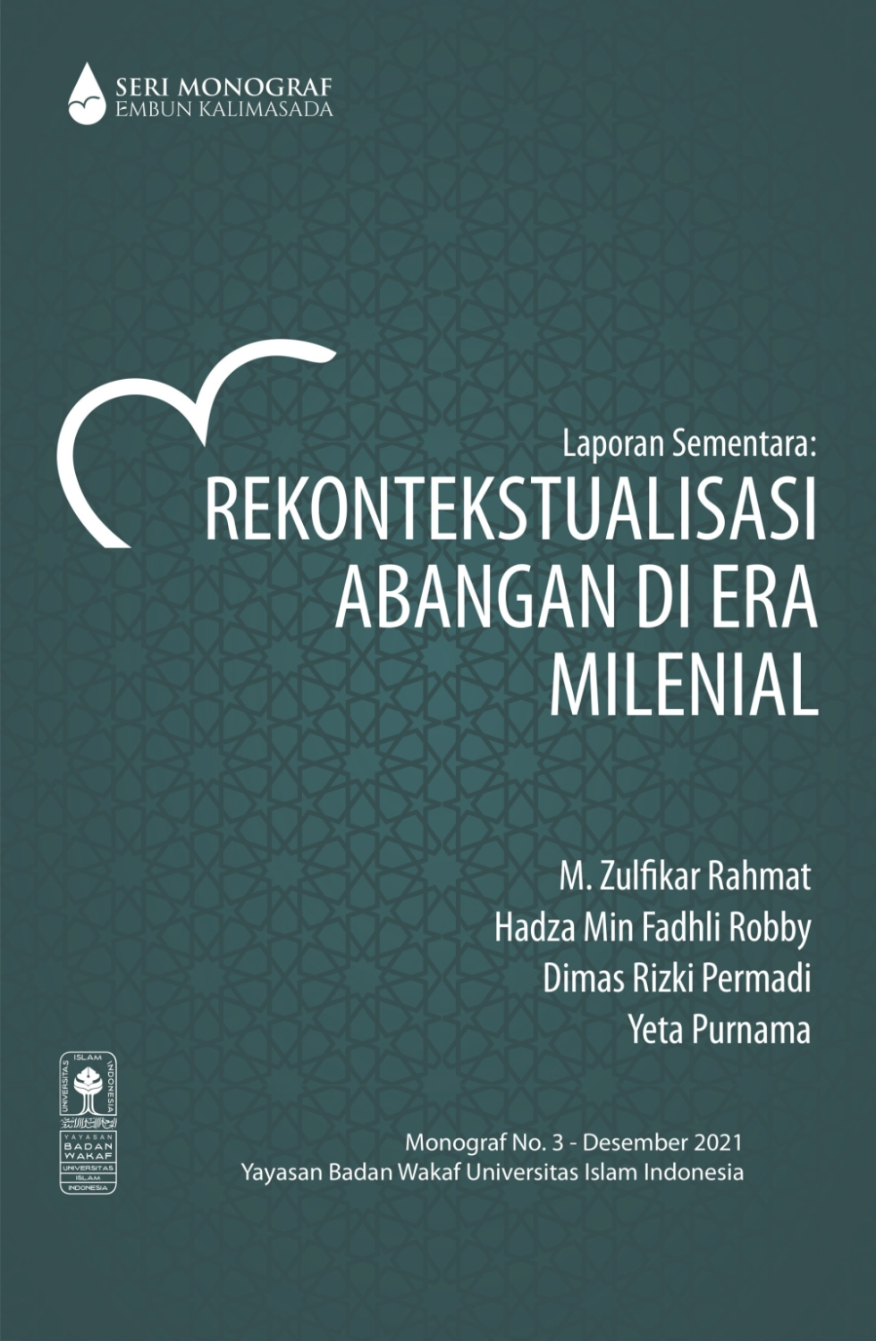 Cover Laporan Sementara: Rekontekstualisasi Abangan di Era Milenial